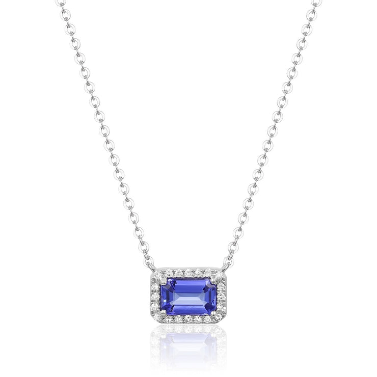 LUVENTE - TANZANITE & DIAMOND PENDANT