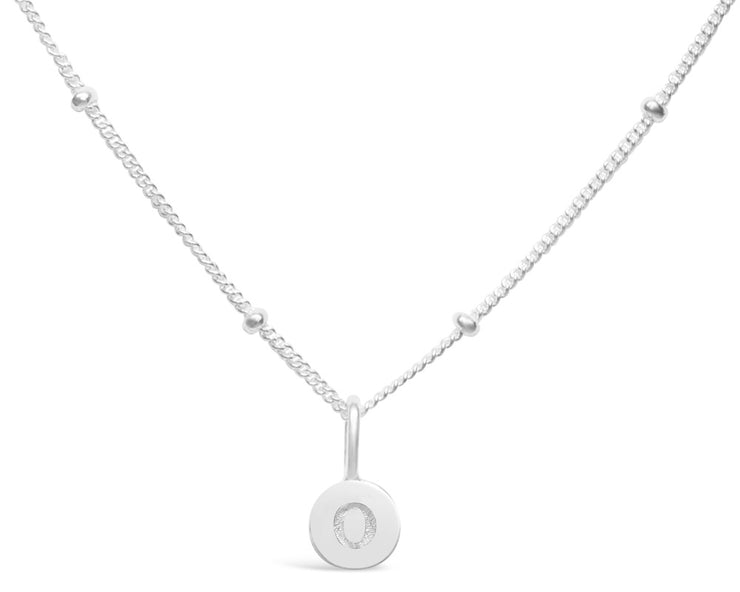 Mini Love Letter Necklace "O"