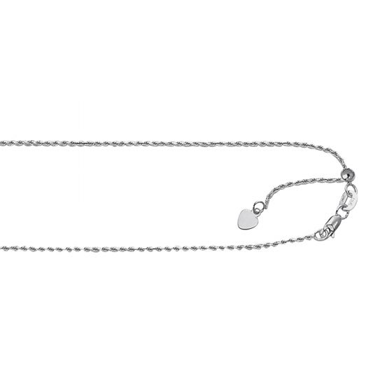 STERLING SILVER ROPE CHAIN 22"