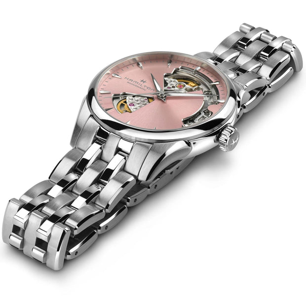 Hamilton - Jazzmaster Open Heart - Pink Dial