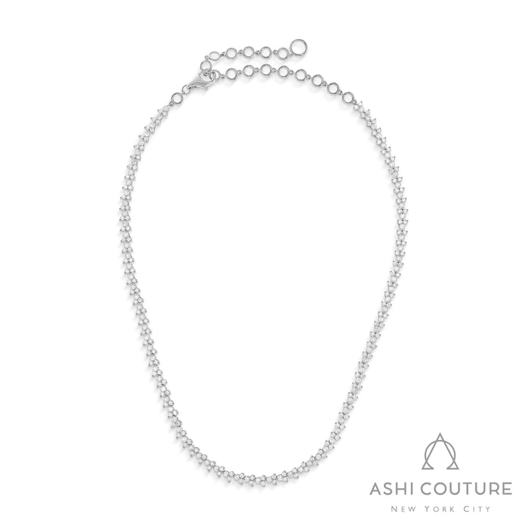 Couture Duchess Chevron Diamond Necklace