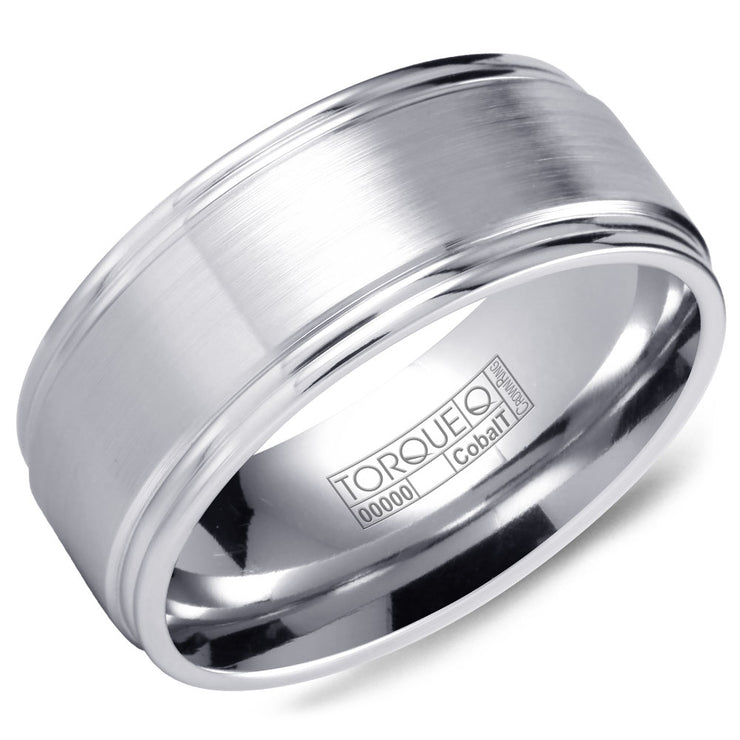 CROWN RING – MENS COBALT WEDDING BAND