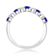 Sapphire & Diamond Band