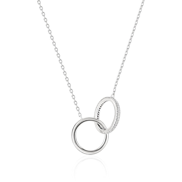 LUVENTE - INTERLOCKING CIRCLE NECKLACE