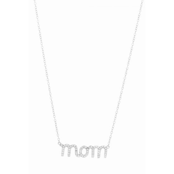 STERLING SILVER MOM NECKLACE