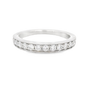 PAVE DIAMOND WEDDING BAND 0.50CTW