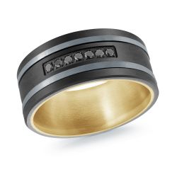 MALO - MEN'S BLACK DIAMOND BAND