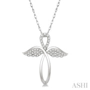 ASHI – ANGEL WING CROSS PENDANT