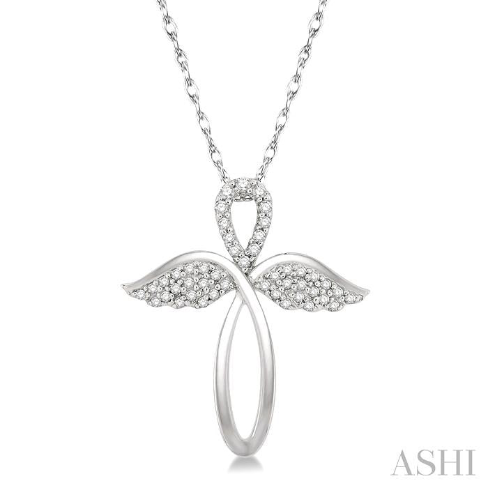 ASHI – ANGEL WING CROSS PENDANT
