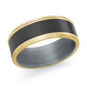 Carbon Fiber, Gold & Tantalum Mardini Wedding Band
