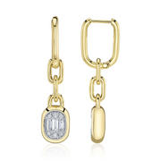 Shy Creation - 0.40Ct Diamond Baguette Earring