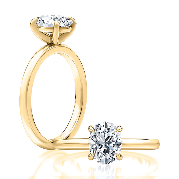 A JAFFE - SOLITAIRE ENGAGEMENT RING SETTING