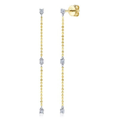 Shy Creation - Diamonds By The Yard Dangle Earrings
