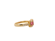 Tourmaline & Diamond Ring