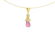 Pink Tourmaline Pendant