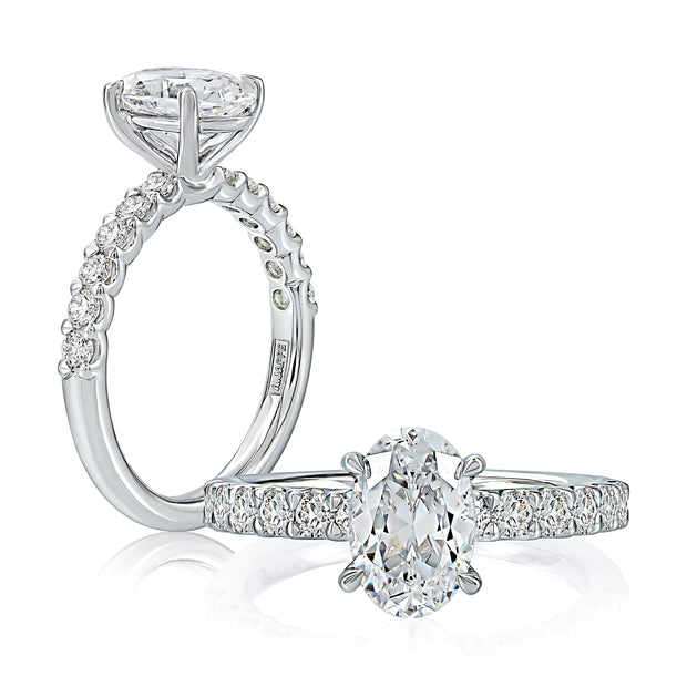 Prong Set Diamond Engagement Ring Setting