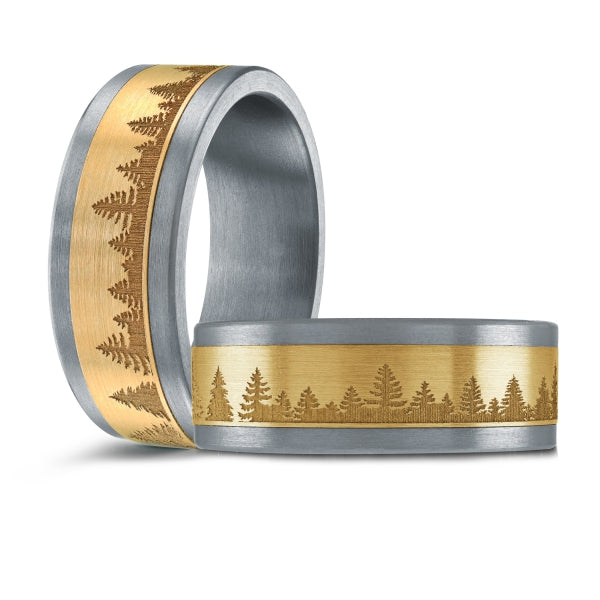 ?GOLD & TANTALUM MARDINI WEDDING BAND