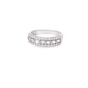 ROUND & BAGUETTE DIAMOND RING