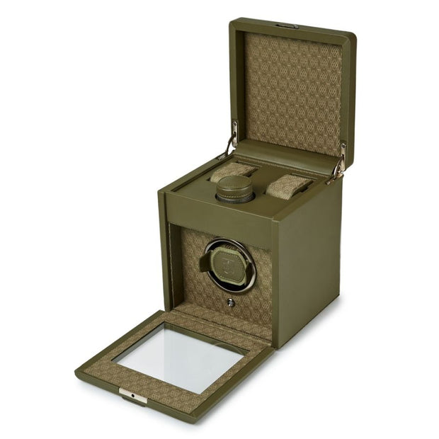 WOLF - Earth Single Watch Winder - OLIVE