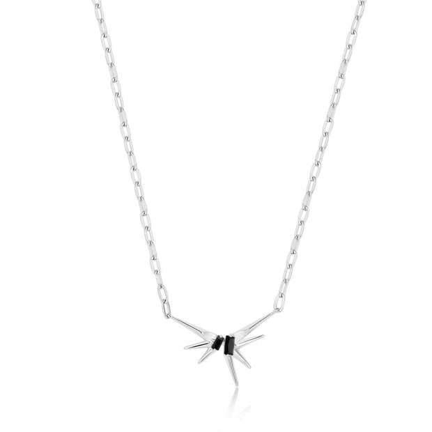 ANIA HAIE - SILVER SPARKLE SPIKE PENDANT NECKLACE