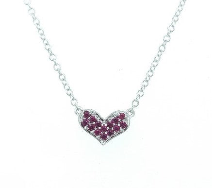 Ruby Heart Pendant