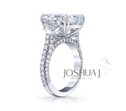 Diamond Engagement Ring - 9 Ct Radiant