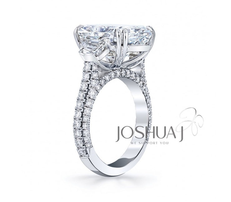 Diamond Engagement Ring - 9 Ct Radiant