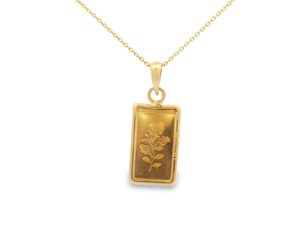 Gold Bar Pendant