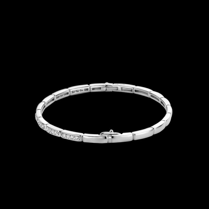 TI SENTO - CUBIC ZIRCONIA BANGLE BRACELET