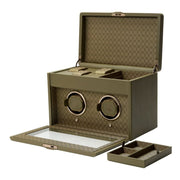 Wolf - Earth Double Watch Winder - Olive