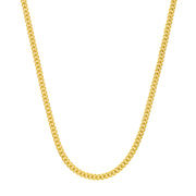YELLOW GOLD MIAMI CUBAN CHAIN 22"