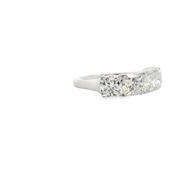 Cushion Cut Diamond 5 Stone Ring - 3 1/2 Ct