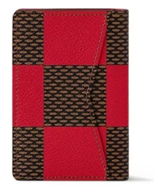 Louis Vuitton Giant Damier Red Pocket Organizer