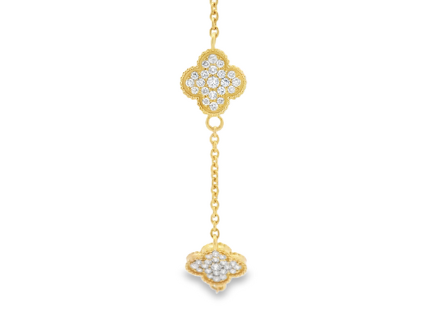 Diamond Clover Bracelet