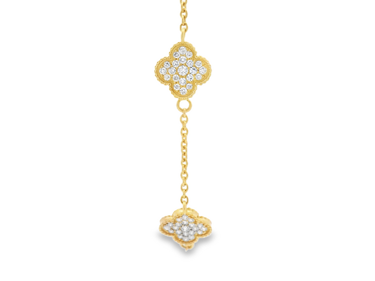 Diamond Clover Bracelet