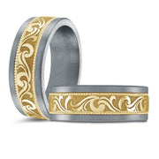 ?GOLD & TANTALUM MARDINI WEDDING BAND