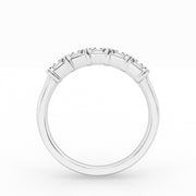 Emerald Diamond 5 Stone Ring - 3 1/2 Ct