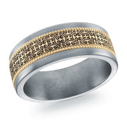 ?GOLD & TANTALUM MARDINI WEDDING BAND