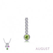 LAFONN- AUGUST BIRTHSTONE LOVE PENDANT