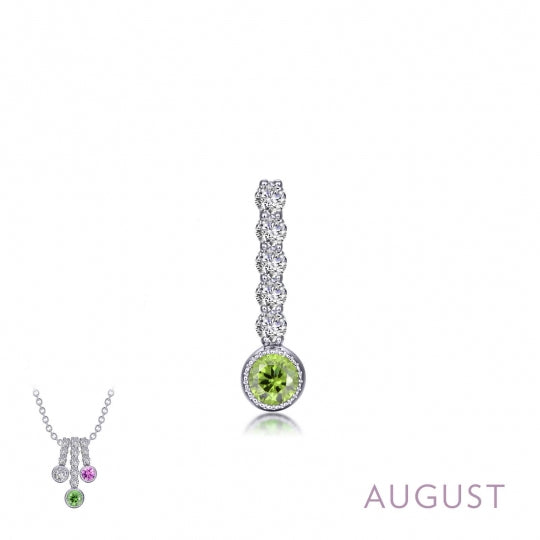 LAFONN- AUGUST BIRTHSTONE LOVE PENDANT