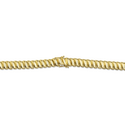 Diamond Ribbed Necklace