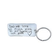 SILVER CUSTOMIZABLE KEYCHAIN