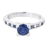 Sapphire & Diamond Ring
