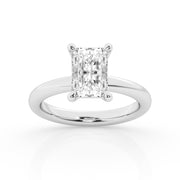 Diamond Solitaire Engagement Ring - 4 Ct Radiant
