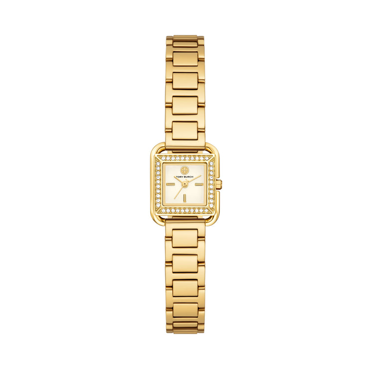 Tory Burch - Small Kira Watch Gold Tone & Pave Crystals