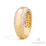 Couture Duchess Baguette Wide Diamond Fashion Ring