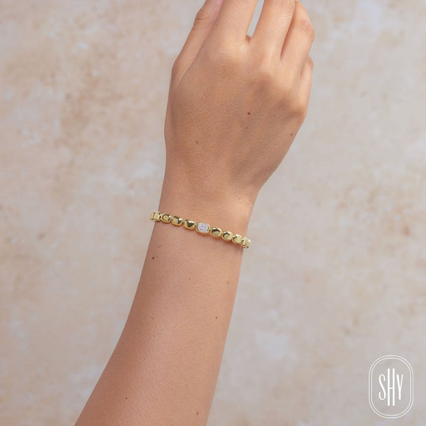 Shy Creation - Diamond Bangle Bracelet 0.10ctw