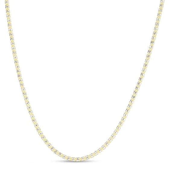 GOLD ICED CHAIN 16"