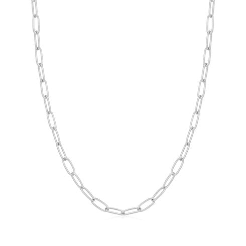 ANIA HAIE - PAPERCLIP LINK CHARM CHAIN NECKLACE