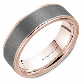 CROWN RING – MENS TANTALUM WEDDING BAND